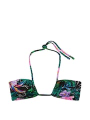 Victoria's Secret Black Palm Halter Swim Bikini Top - Image 3 of 3