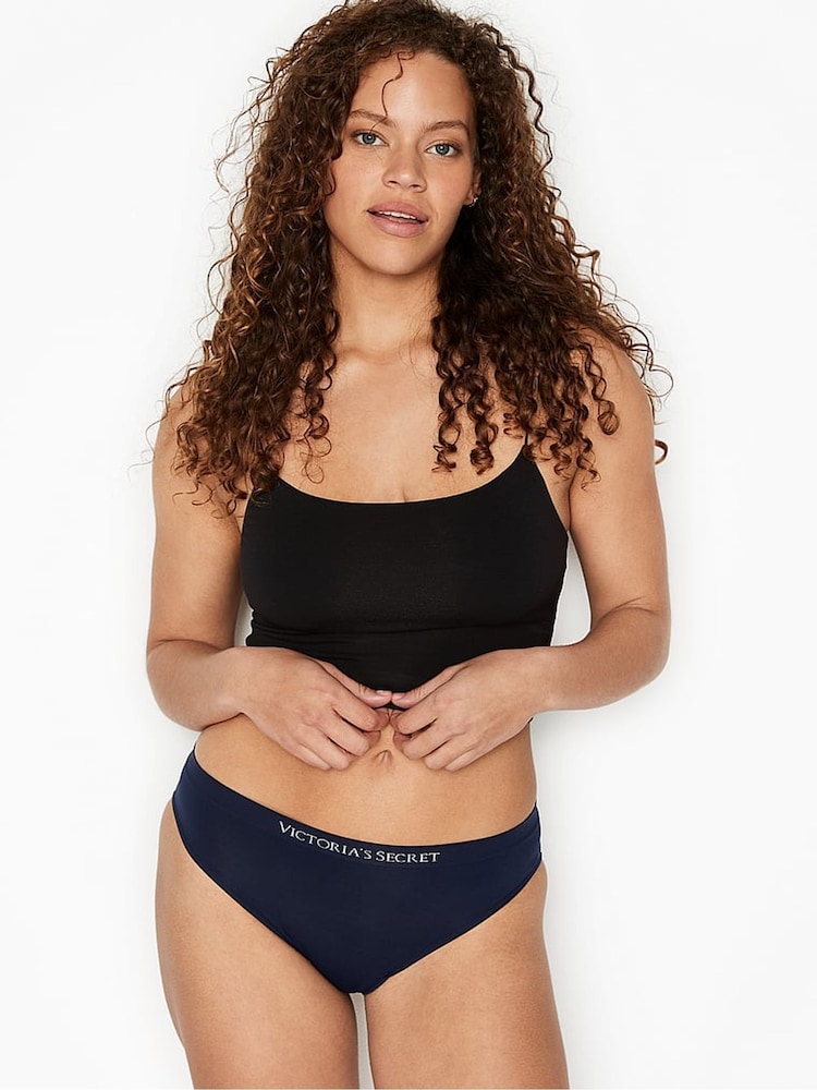Victoria's Secret Blue/Green/Purple Hipster 5 Pack Knickers - Image 2 of 3