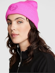 Victoria's Secret PINK Pink Berry Rib Beanie Hat - Image 1 of 2