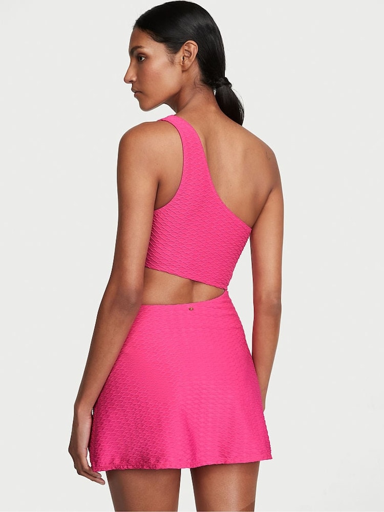 Victoria's Secret Forever Pink Fishnet Swim Dress - Image 2 of 4