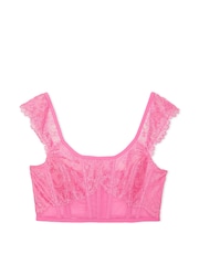 Victoria's Secret Tickled Pink Boho Floral Corset Bra Top - Image 3 of 3