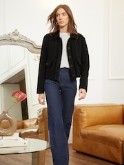 Love & Roses Figurbetonte Bouclé-Jacke zum Durchknöpfen​​​​​​​ - Bild 4 von 4