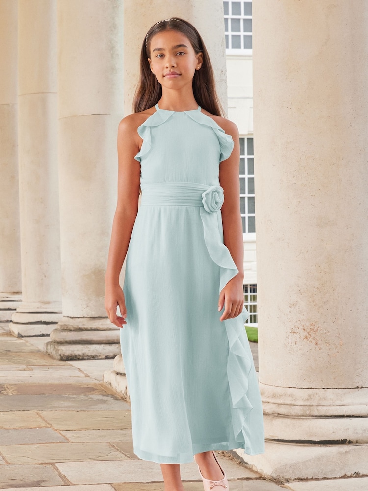 vintage boat neck classic dress pattern Grey/Blue [Forest Picnic] Short Sleeves Printed Lift-Hem Ru – LolitaInside Off-White Bridesmaid Dresses, Ivory edit:seasonal_essentials no refunds Size:4MP