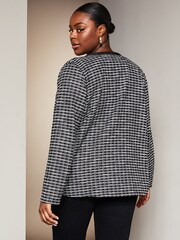 Lipsy Black Curve Tipped Light Weight Cardigan - Image 2 of 4