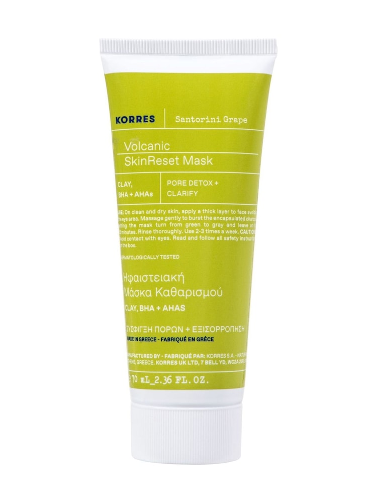 Korres Santorini Grape Clear Skin Volcanic Mask 75ml - Image 1 of 5