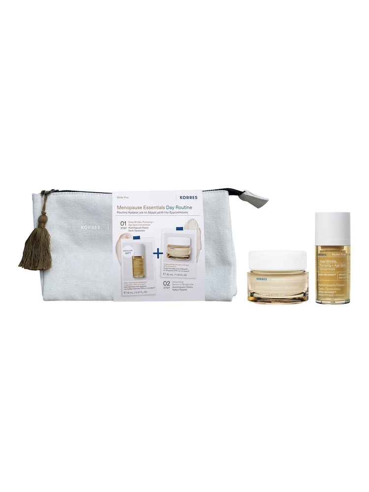 Korres White Pine Menopause Essentials Day Routine Skincare Set - Image 1 of 1