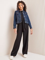 Lipsy Authentic Blue Denim Western Jacket (From 3-16yrs) - Image 2 of 4