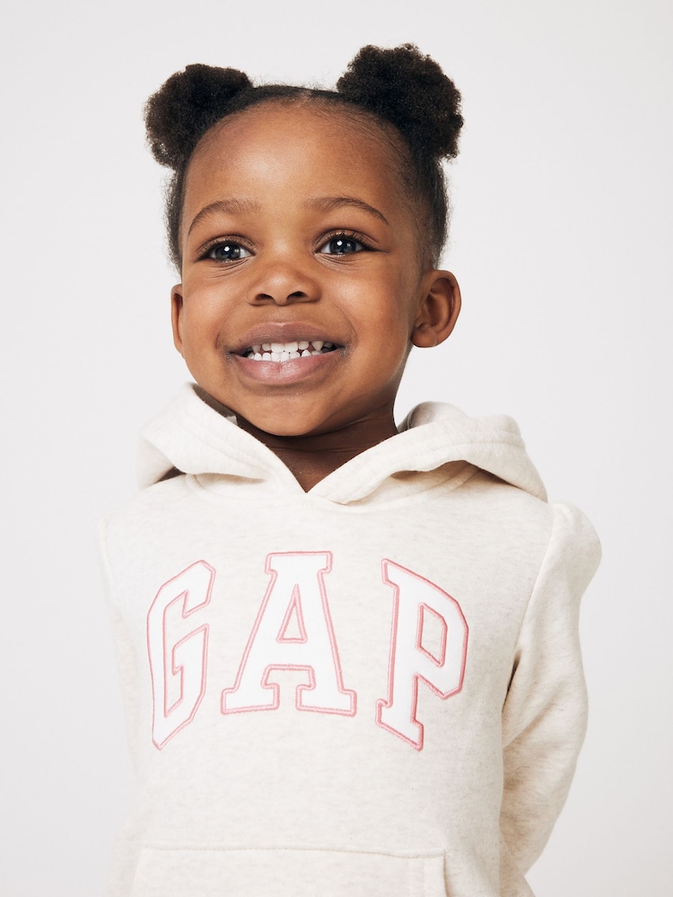 Crème - Gap hoodie met logo (6 mnd - 5 jr) - Image 4 of 6