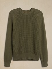 Banana Republic Green Vicente Cotton Jumper - Image 2 of 2