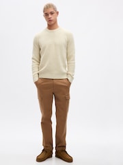 Gap Brown Cargo Slim Fit Trousers - Image 1 of 4