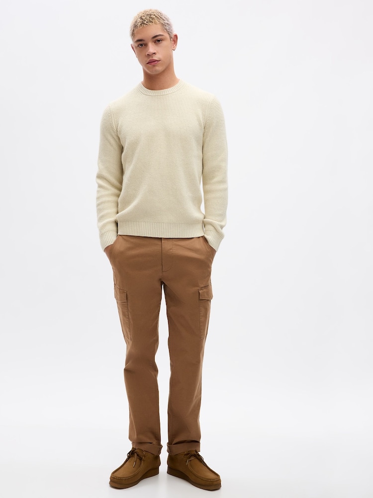 Gap Brown Cargo Slim Fit Trousers - Image 1 of 4