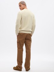 Gap Brown Cargo Slim Fit Trousers - Image 2 of 4