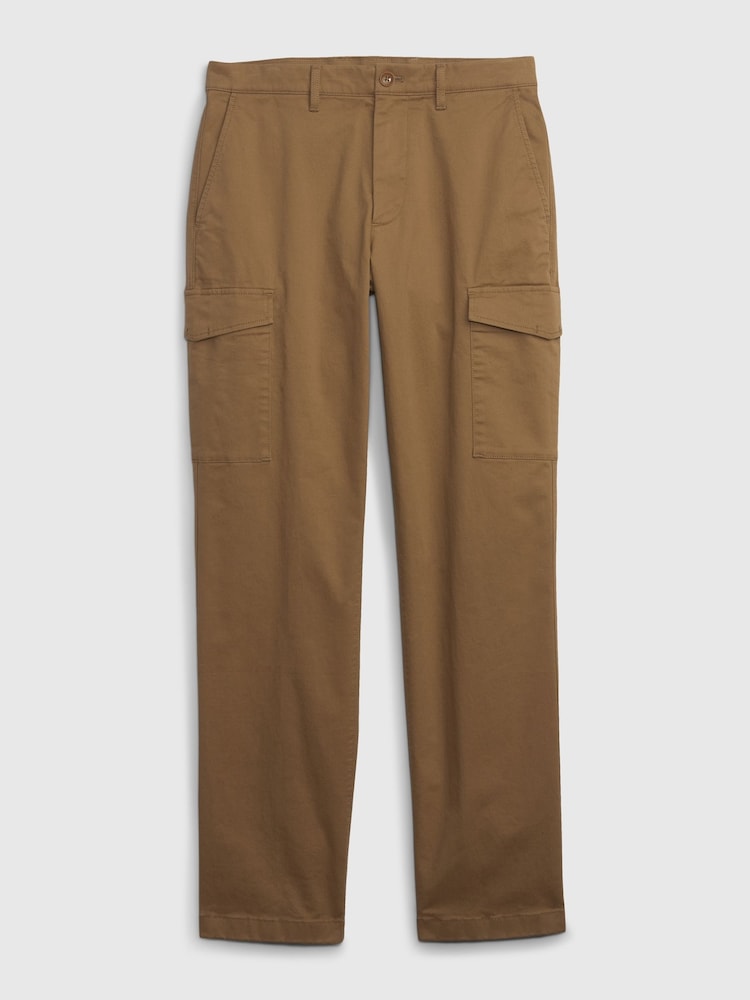 Gap Brown Cargo Slim Fit Trousers - Image 4 of 4