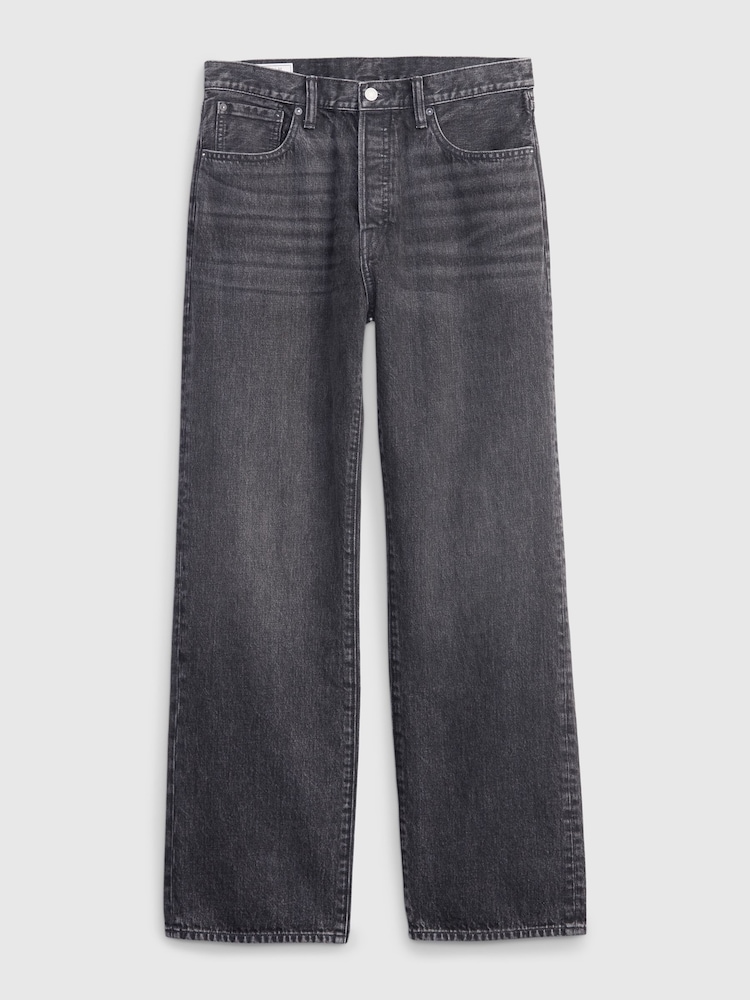 Gap Washed Black 90s Loose Jeans - Image 9 of 9