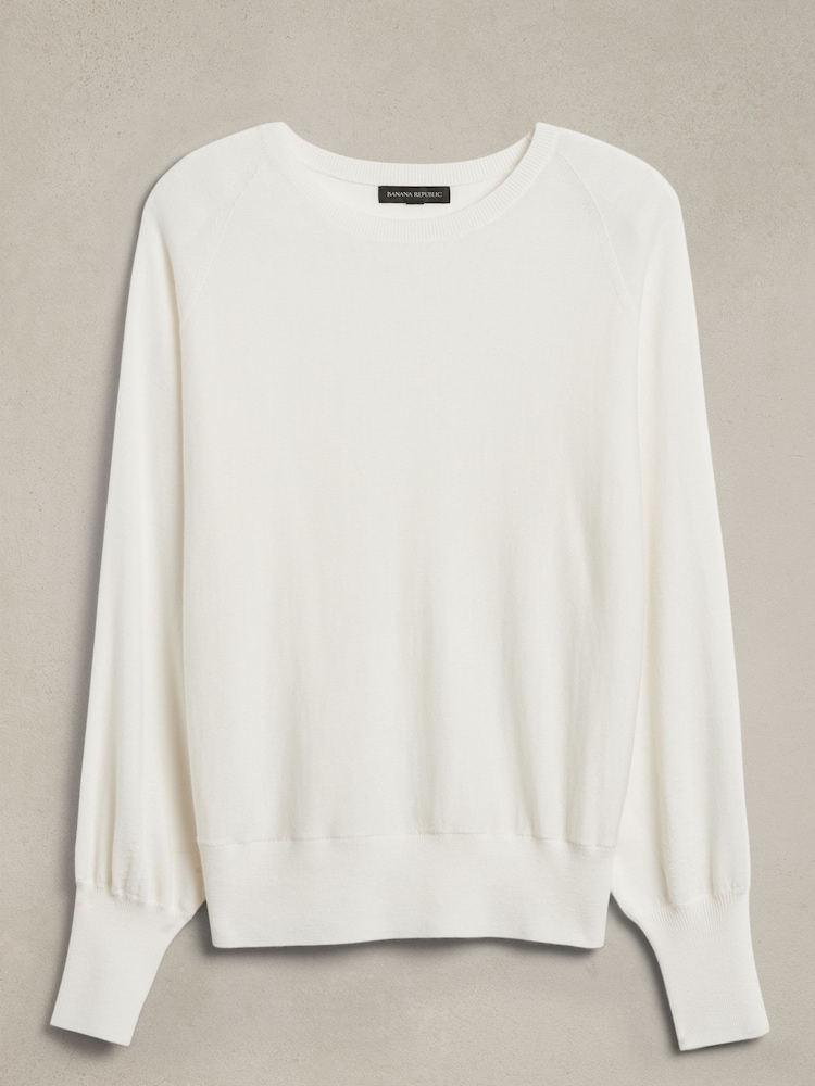Banana Republic White Telma Merino Jumper - Image 4 of 4