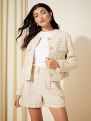 Friends Like These – Cropped-Bouclé-Jacke - Bild 3 von 4