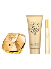 Rabanne Lady Million Eau De Parfum 80ml, Body Lotion 100ml, Travel Spray 10ml Set (Worth £126) - Image 2 of 2