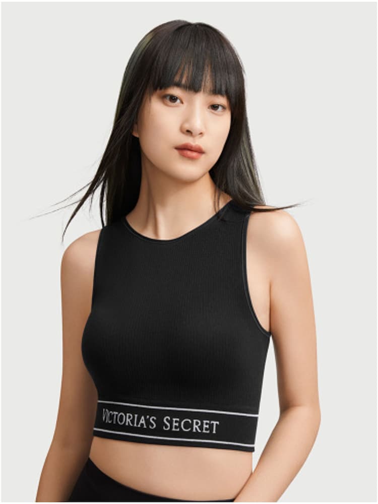 Victoria's Secret Black Longline Bralette - Image 1 of 4