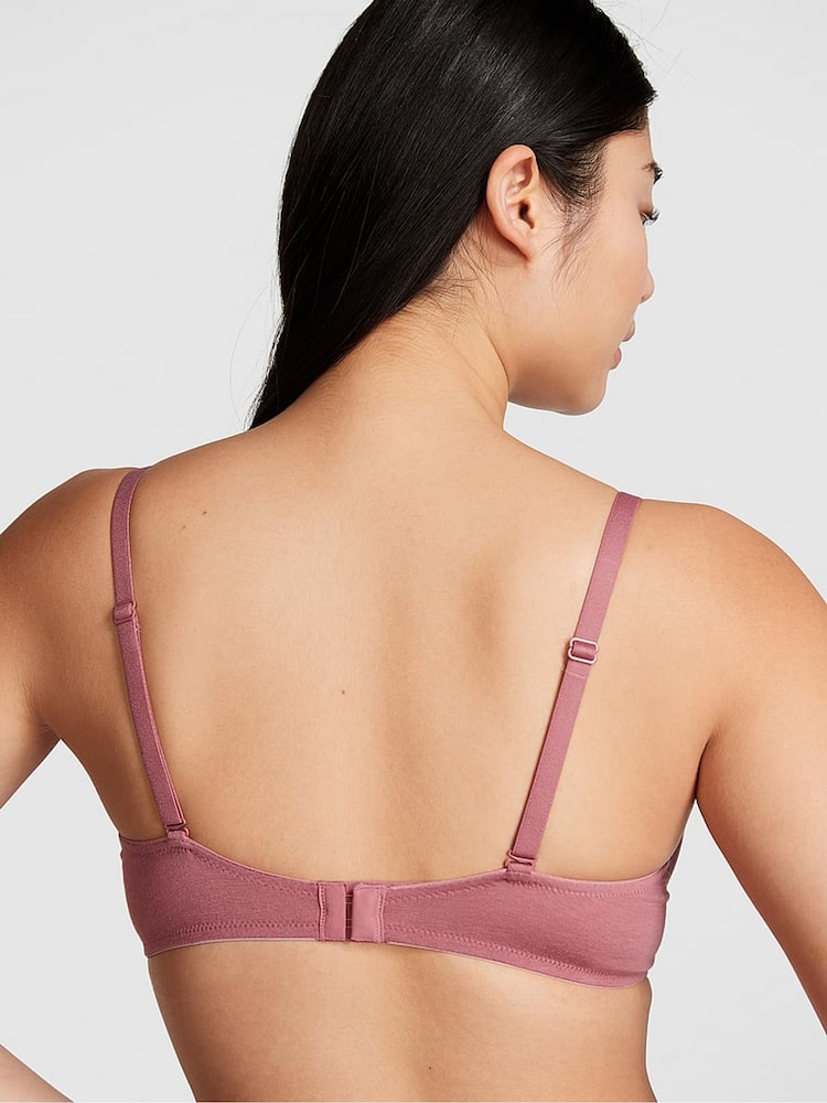 Victoria's Secret PINK Pink Begonia Push Up Cotton Bra - Image 2 of 3