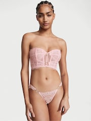 Victoria's Secret Pretty Blossom Pink Heart Corset Bra Top - Image 3 of 4