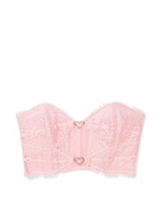 Victoria's Secret Pretty Blossom Pink Heart Corset Bra Top - Image 4 of 4