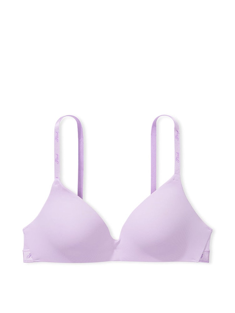 Victoria's Secret PINK Purple Pastel Lilac Non Wired Push Up Bra - Image 3 of 3