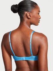 Victoria's Secret Capri Blue Add 2 Cups Push Up Eyelet Lace Bra - Image 2 of 3
