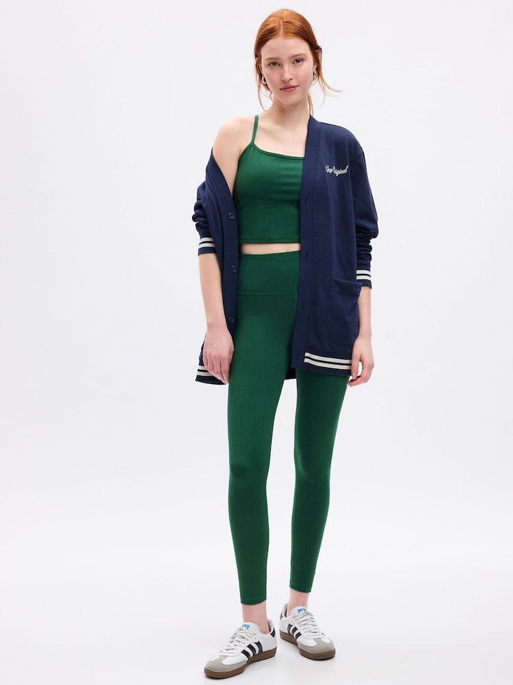 Gap Green High Rise Power Full Length Leggings - Image 1 of 2