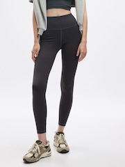 Gap Grey High Waisted Power Stretch Full Length Pocket Leggings - Image 3 of 3
