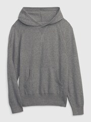 Gap Grey CashSoft Pocket Pullover Hoodie - Image 1 of 2