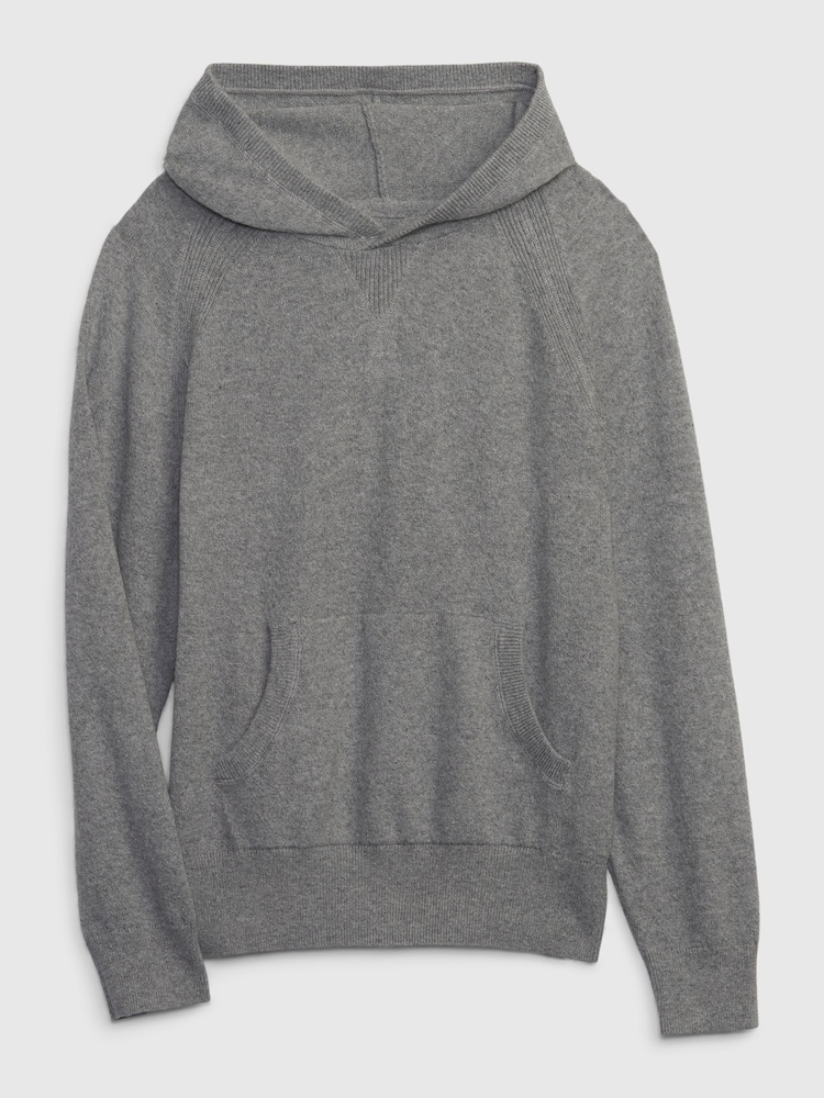 Gap Grey CashSoft Pocket Pullover Hoodie - Image 1 of 2