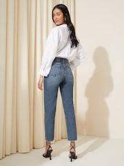 Friends Like These Mid Blue Authentic Denim Straight Leg Jeans - Image 2 of 4
