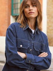 Friends Like These Blue Denim Heavyweight Shirt - Image 4 of 4