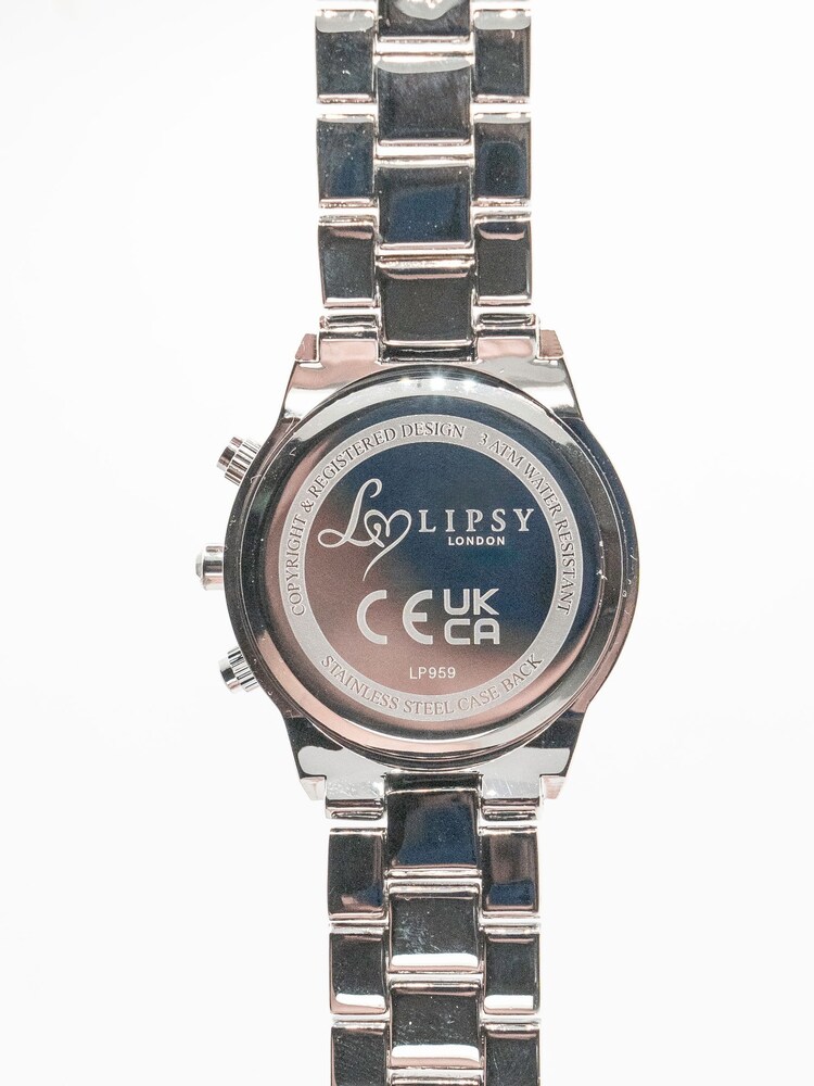 Lipsy Silver Mixed Metal Dial Watch - Image 3 of 3