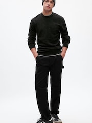 Gap Charcoal Grey Soft Knit Crew Neck Jumper - Image 1 of 3