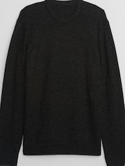 Gap Charcoal Grey Soft Knit Crew Neck Jumper - Image 3 of 3