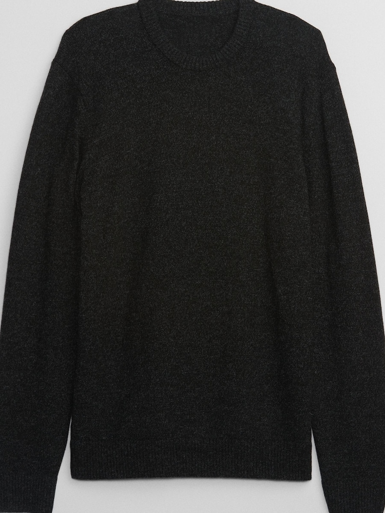 Gap Charcoal Grey Soft Knit Crew Neck Jumper - Image 3 of 3 Gap Charcoal Grey Soft Knit Crew Neck Jumper - Image 3 of 3