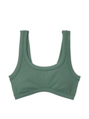 Victoria's Secret PINK Fresh Forest Green Seamless Low Impact Sports Bra - Image 3 of 3