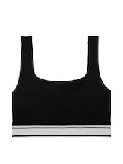 Victoria's Secret PINK Pure Black Seamless Sports Bra - Image 2 of 3