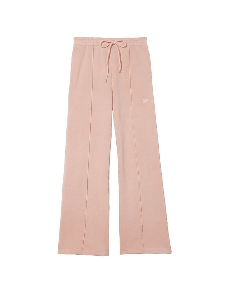 Victoria's Secret PINK Wanna Be Pink Wide Leg Fleece Jogger - Image 3 of 3 Victoria's Secret PINK Wanna Be Pink Wide Leg Fleece Jogger - Image 3 of 3