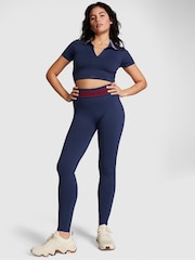 Victoria's Secret PINK Midnight Navy Blue Seamless Legging - Image 3 of 4