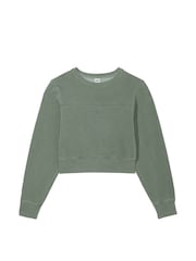 Victoria's Secret PINK Fresh Forest Green Fleece Crewneck Sweatshirt - Image 3 of 3
