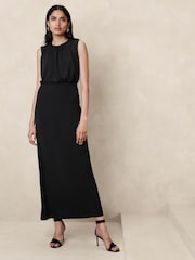 Banana Republic Black Aura Jersey Maxi Dress - Image 1 of 2