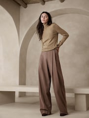 Banana Republic Beige Nezha Merino Turtleneck Jumper - Image 1 of 2