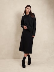 Banana Republic Black Nadia Cable Jumper - Image 1 of 1