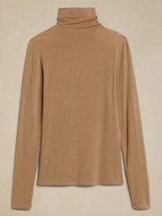 Banana Republic Brown Sabel Wool-Blend Turtleneck Jumper - Image 4 of 4