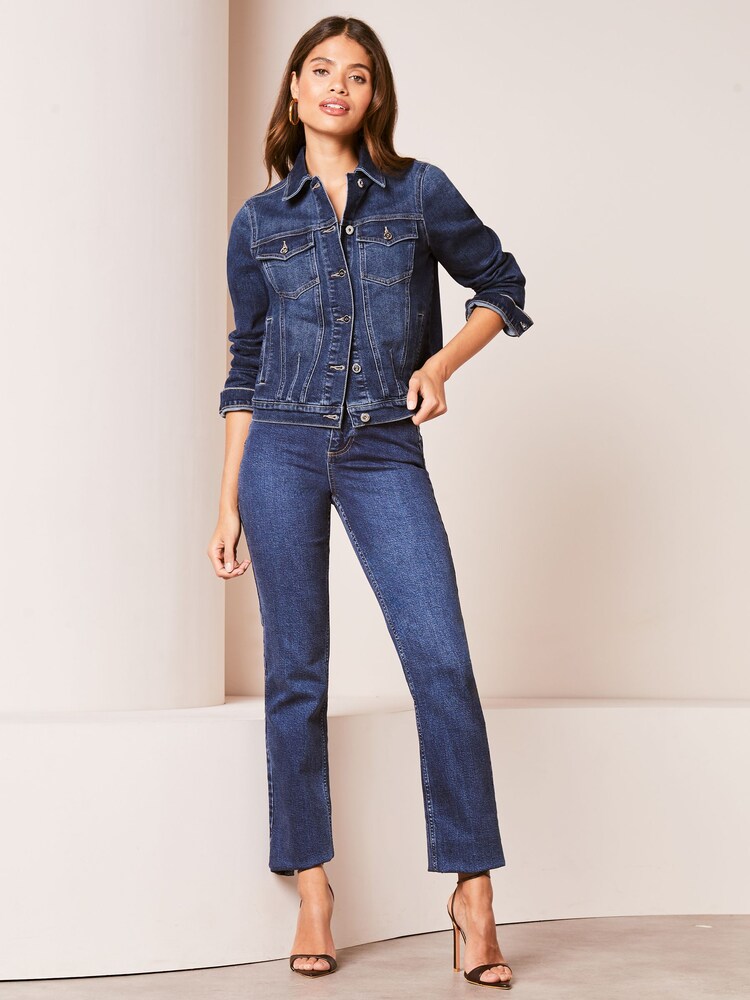 Buy Lipsy Dark Blue Classic Fitted Denim Jacket from Next Netherlands