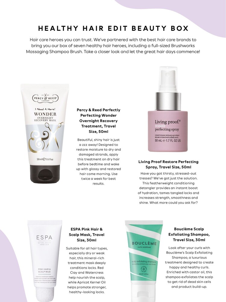 Healthy Hair Edit Beauty Box (Worth Over £59) - Image 2 of 3