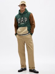 Grün/Braun - Gap Dapper Dan Kapuzensweatshirt mit Logo - Bild 1 von 4
