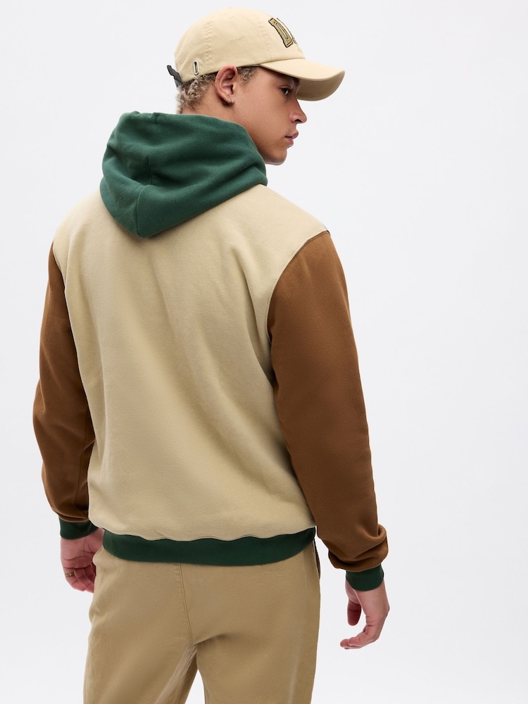 Grün/Braun - Gap Dapper Dan Kapuzensweatshirt mit Logo - Bild 2 von 4